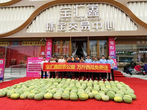 暴雨無情人有情 萬斤西瓜暖心行 鄭州寶匯鑫珠寶城攜手東大街博愛社區(qū)開展愛心助農(nóng)公益活動